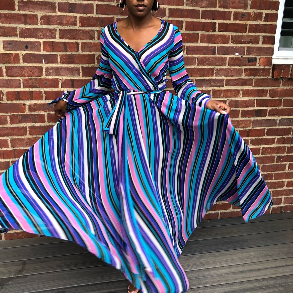 Multicolored Maxi Dress